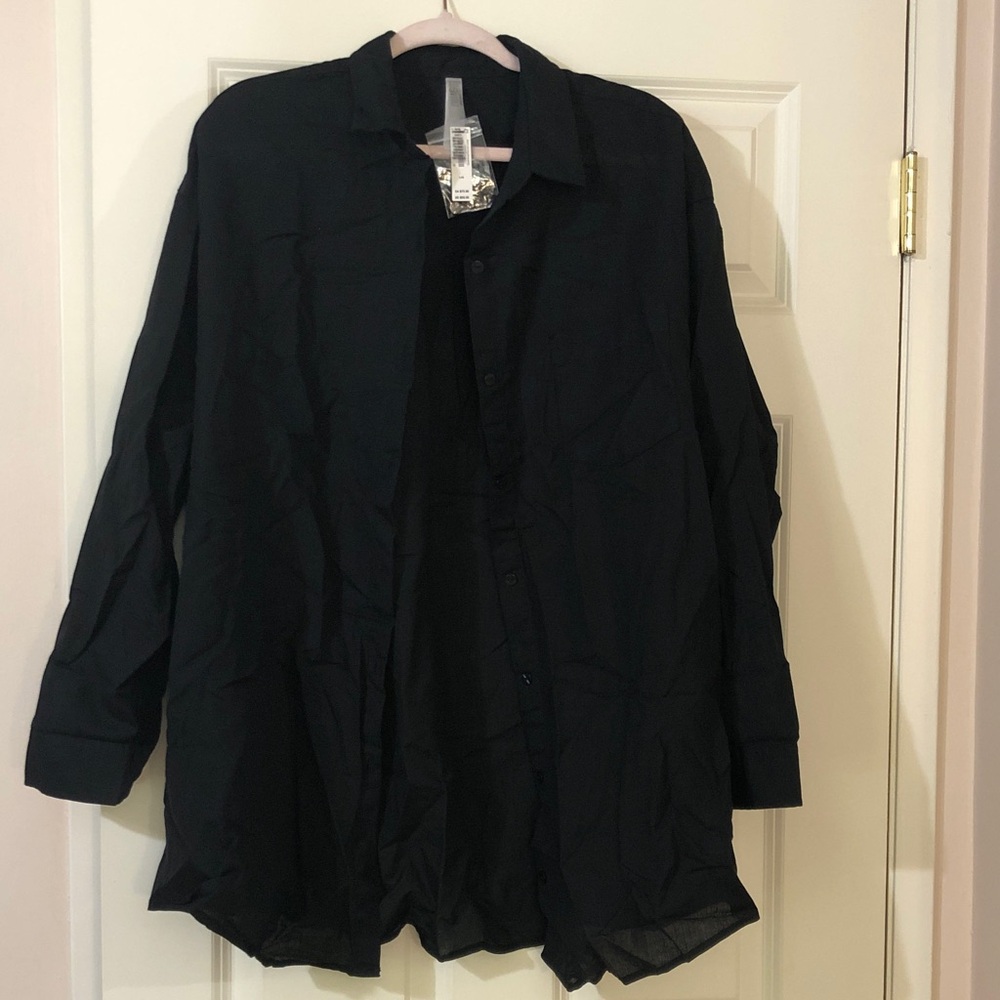 Black Bathing Suit Cover-Up